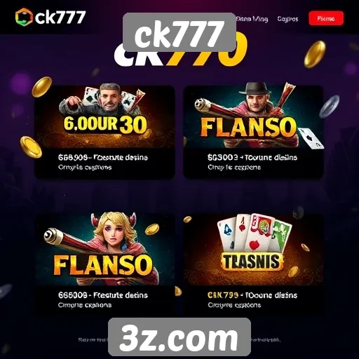 ck777 oferece promoções atraentes para novos usuários