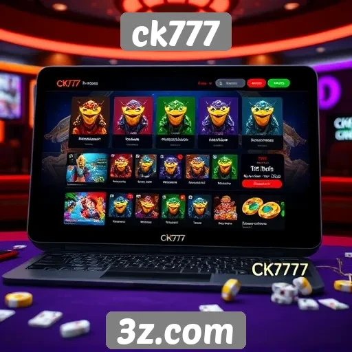 Explorando a interface do usuário do ck777