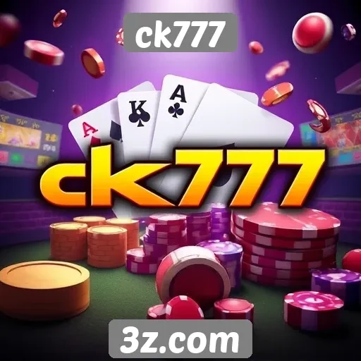 Opções de jogos disponíveis na plataforma ck777