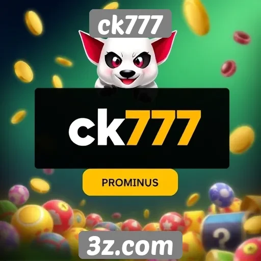 Promoções e bônus disponíveis no ck777